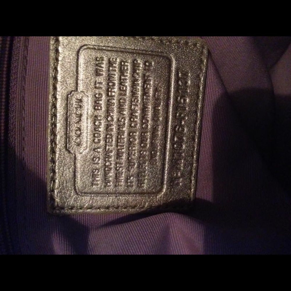 Authentic Coach Purse - Picture 7 of 8